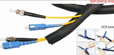 Individu enveloppant gainer pour le harnais de fil, gainer tressé expansible de haute résistance de câble