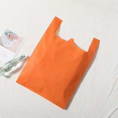 Custom Hainan Sanya Reusable RPET PP Non-Woven Fabric Vest Shopping Bags