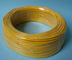 Yellow Flexible PVC Tubing 600V / 300V Voltage Rating , PVC Flexible Hose For Wire Harness