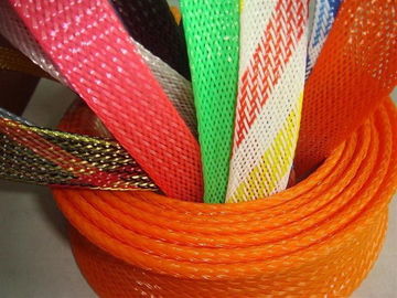 Promotional PET Expandable nylon mesh cable sleeve RoHS UL Certificate