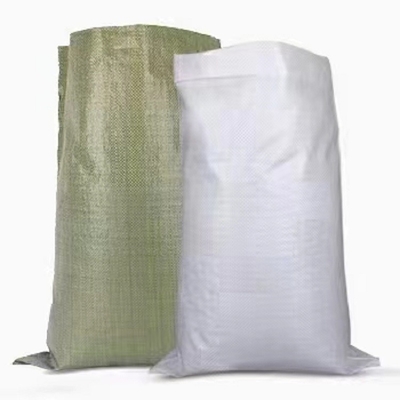 Polyéthylène tissé par pp de empaquetage chimique de sac à riz de sac de ciment en plastique de sable